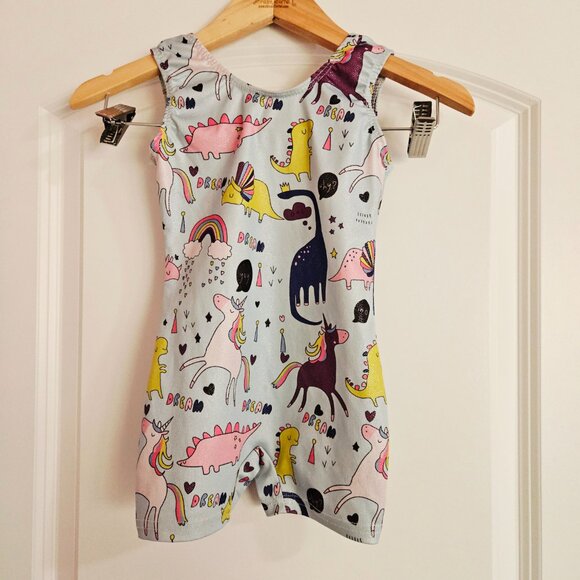 Leotard Unicorns Rainbows Dinosaurs - Picture 2 of 5